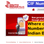 Where can I find CIF Number in South Indian Bank Retrieval Process in SIB